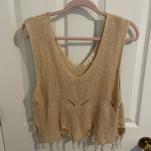 Gilded Intent Destructed Sweater Vest